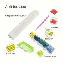 1 bức tranh kim cương tròn nhiều màu DIY họa tiết con ếch thêu chữ thập treo tường trang trí, thích hợp cho người mới bắt đầu và người yêu thích thủ công, đồ trang trí thiết yếu cho phòng khách, phòng ngủ, phòng học và các không gian trong nhà khác - Nhiều màu - Xem 5