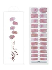 24 指半固化凝胶指甲贴，持久、快速定型、完美贴合、万圣节风格、女士和女孩全指甲膜、万圣节派对使用（未配备紫外线灯和工具，需自行购买） - 彩色 - 查看 15