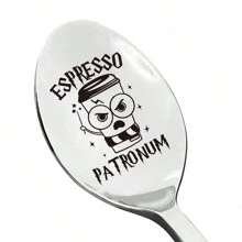 1pc, Wizard Spoon, Metal Spoons, Engraved Spoon, I Solemnly Swear My Spoon Is So Good, Holiday Gift, Party Gift, Birthday Gift,Kitchen,Christmas Gift