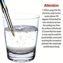 丙烯酸指甲刷套装 - 丙烯酸指甲刷，适用于丙烯酸粉末系统，彩色指甲刷，适用于丙烯酸应用，美甲粉延伸和雕刻