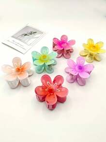 1 pieza/6 piezas Elegantes pinzas para el cabello con flores hawaianas, pinzas para el cabello con forma de flor, accesorios para el cabello de mujer, pinzas para el cabello con flores hawaianas, pinzas para el cabello con flores en miniatura antideslizantes, pinzas para el cabello con flores en degradado, pinzas elegantes y dulces con forma de flor para el cabello, garras para el cabello de flores de estilo boho de acrílico, pinzas para el cabello con forma de flor multicolor, pinzas brillantes para el cabello con flores, accesorios de peinado antideslizantes y resistentes, accesorios casuales para el cabello de mujer, accesorios casuales para el cabello estilo princesa, pinzas de moda antideslizantes para el cabello, pinzas de flores de plástico para el cabello, pinzas de flores dulces y minimalistas para el cabello, accesorios de peinado antideslizantes, pinzas de moda multicolor para el cabello, opción perfecta para mujeres, ideal para uso diario, adecuado para peinados casuales, r