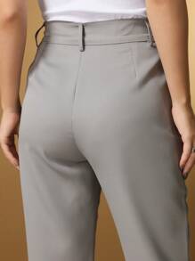 Women's Pants/Tailor Pants/Basic Pants/Elegant Pants/Skinny Pants/Blogger Pants/Fashion Pants - 灰色 - 查看 5
