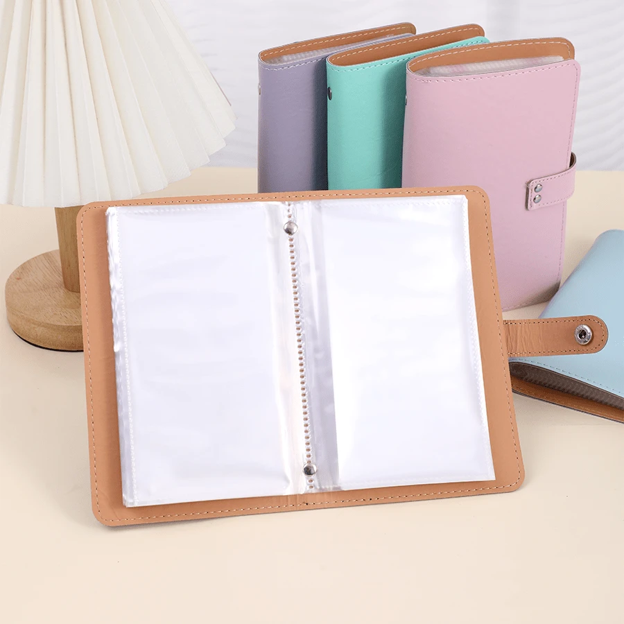 1 件便携式储蓄挑战计划器 - 节省 5,000 美元，PU 材料，可重复使用的每日预算计划表，重返校园 - A6 - 查看 1