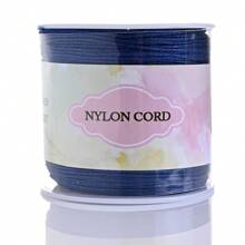 1 Rolo Corda de Nó Chinês de Cordão de Nylon para Fazer Pulseiras, Colares, Artesanato Manual Acessórios, Comprimento 95m/3740in, Largura 0,8mm