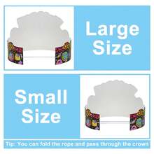 36pcs/Set Back To School Crown Paper Hats Pre-School Party Supplies - Різнокольоровий - Переглянути 4