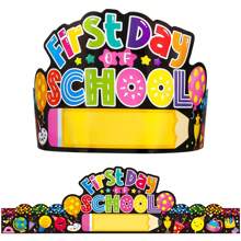 36pcs/Set Back To School Crown Paper Hats Pre-School Party Supplies - Різнокольоровий - Переглянути 1