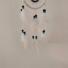 Một chiếc Dream Catcher treo trang trí nội thất Series Evil Eye, Trang trí nhà cửa, Trang trí phòng, Trang trí tường - trắng - Xem 5