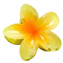 Piranha Large Flower Hair Clip Beach Summer Multicolored. - 彩色 - 查看 2