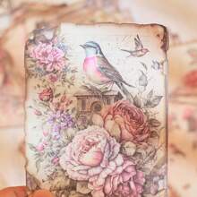 30 Tờ Giấy Sổ Lưu Niệm Cổ Điển Hoa Chất Liệu Giấy Rác Tạp Chí Vật Dụng DIY Thêu Sò Cắt Dán Trang Trí Tường Nhật Ký Giấy Thủ Công - Nhiều màu - Xem 4