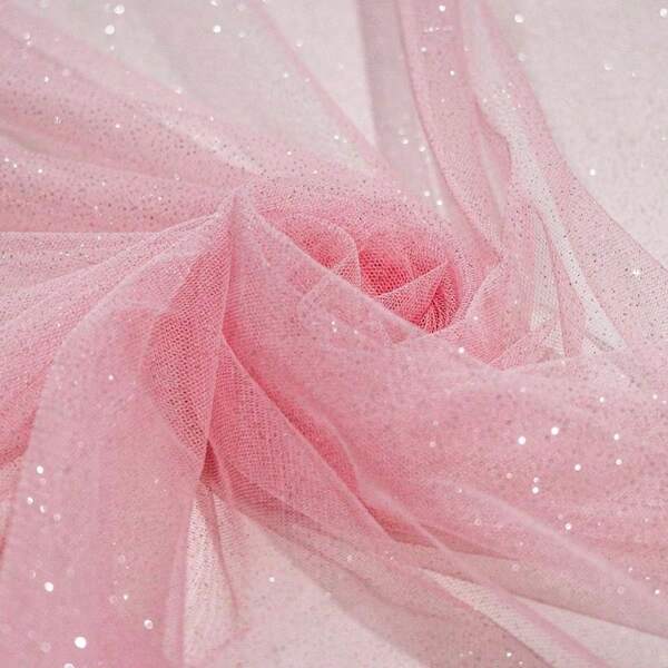 Promoção Tecido Tule com Brilho 1,5M Largura Tule Glitter
