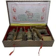 5pcs/Set Terracotta Warrior Decoration Ornaments For Indoor Home Decor - Multicolor - View 5