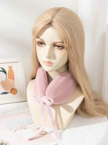 1/2pcs Solid Color Neck Gaiter & Ear Muffs 2-In-1 For Women, Suitable For Daily Wear - One-pack Multi-purpose Earmuffs - View 3