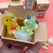 1件随机惊喜微型快递包裹，3D动物摆件 - 彩色 - 查看 13