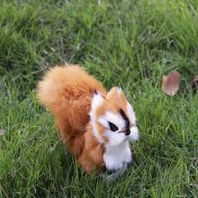 1pc Adorable Realistic Fluffy Forest Animal Squirrel Brooch - Yellow - View 10