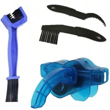 4pcs/Set Bike Washing Kit, Including Chain Scrubber, Chain Cleaning Brush, Cassette Cleaner And Large Scrub Brush