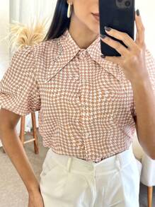 Women's Shirt With Double Sleeves - Màu be - Xem 5