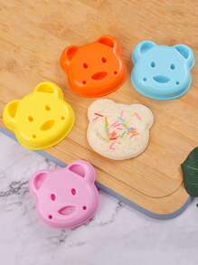 3 件装小熊三明治模切机卡通兔子汽车面包三明治制作机饼干切割工具 - 彩色 - 查看 3