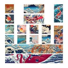CHERRY OEM Height PBT Keycaps, Coral Sea Theme Sublimated Keycaps Set - 8 Keycaps Including 6.25U Space, 2.75U Enter, 2U Numpad Enter, ESC, Arrows, Customized Mechanical Keyboard Keycaps - OEM Height-pBT-coral Sea-a Boxed (Space+ESC+4 Arrow Keys+2 Enter Keys) - View 3
