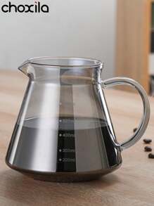 choxila 一套手冲咖啡器具套装，V02咖啡工具，咖啡滤杯，600毫升玻璃水瓶，玻璃杯置于木质底座上，适合家庭或办公室使用。 - Coffeeware - 查看 6