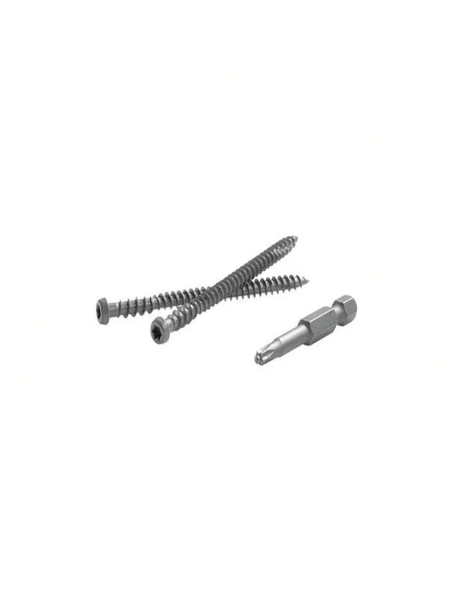 TrapEase 2.5 In. Torx TTAP Star Head Zinc Carbon Steel Composite Deck Screws, Saddle - 75 Per Box - 彩色 - 查看 1