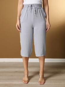 Pantacurt Duna Pants Solid Women - 灰色 - 查看 2