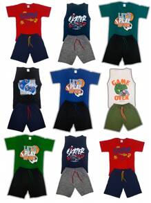 Conjunto de verão para MeninO SORTIDO
