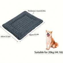 Reversible Washable Dog Crate Bed - Soft Pet Kennel Bed For Large, Medium, And Small Dogs - Dual-Use Dog Mattress With Comfortable Padding - Multicolor - View 16