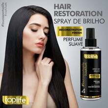 Hair Perfume Reconstructor Shine Spray Finish 200mL Toplife Professional - 無色 - 查看 4