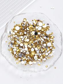 Đá giả kim cương giả bằng nhựa, hỗn hợp kích thước 2mm-6mm, 1440/2000 viên/gói, nhiều màu sắc, không cần keo nóng, mặt phẳng, có keo dính, dùng trang trí móng tay, đá giả kim cương lấp lánh, hạt nhựa dẻo, thích hợp cho trang trí móng tay, cốc, chai, ly, điện thoại, phụ kiện DIY mỹ phẩm, v.v. - Kích thước hỗn hợp - Xem 28