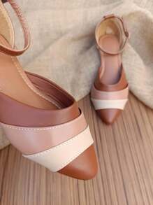 Kit 2 Pairs Women's Salome Pointed Toe Sneakers Comfortable Elegant Casual Black White Caramel Jeans Moda Gringa Promotion - 駝色 - 查看 3