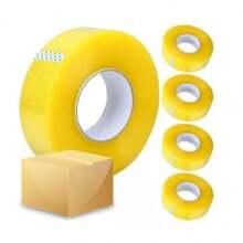 Kinkete Cinta multifuncional transparente resistente Diurex para oficina, hogar y regreso a la escuela - transparente - Ver 2