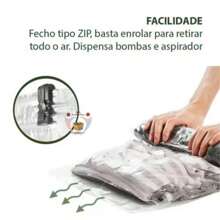 Saco A Vácuo Organizador Não Precisa De Bomba P M G Reutilizável  Organizador Edredom Cobertor Roupa Multiuso Universal Não Precisa de Aspirador