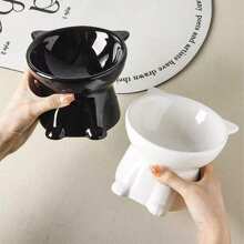 1 Bát Nhựa Nghiêng Thức Ăn Và Nước Cho Chó Mèo - Nhiều màu - Xem 2