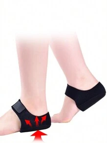 2pcs Thick 3-Layer Silicone Heel Protector Pads, Soft & Comfortable Heel Cushion Inserts For Casual Shoes & Boots, Suitable For Autumn/Winter, Shoes Accessories - Black - View 5