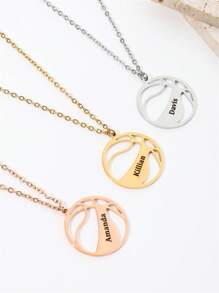 1pc gegraveerde naam basketbal ketting, gepersonaliseerde naam sport ketting, cadeau voor sportliefhebbers, gegraveerde naam ketting voor vriendje, verjaardagscadeau, Valentijnsdag cadeau, afstudeercadeau, jubileumcadeau, kerstcadeau