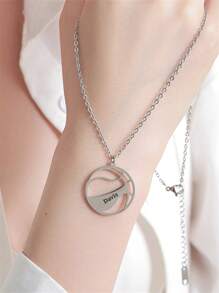 1pc gegraveerde naam basketbal ketting, gepersonaliseerde naam sport ketting, cadeau voor sportliefhebbers, gegraveerde naam ketting voor vriendje, verjaardagscadeau, Valentijnsdag cadeau, afstudeercadeau, jubileumcadeau, kerstcadeau