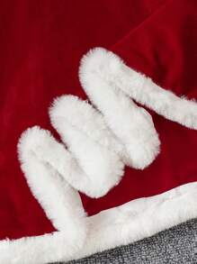 2 件套年轻女孩羊毛纯色长袖夹克和红色吊带羊毛连衣裙，适合派对、秋冬季时尚 - 彩色 - 查看 8