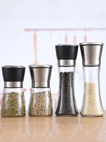 1 Piece Of Boli Stainless Steel Manual Grinder, Freshly Ground Coffee Beans, Black Pepper, Kitchen Sea Salt, Sichuan Peppercorns, Seasoning Bottle, Kitchen Tools