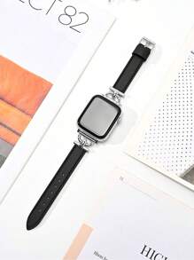 1 pièce Bracelet de montre pour femme, compatible avec les bracelets de montre Apple Watch Ultra/SE/8/7/6/5/4/3/2/1, design de taille fine, tailles 38/40/41/42/44/45/49 mm