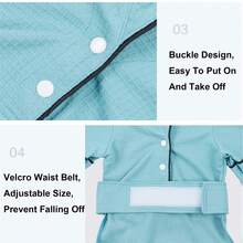 Dog Bathrobe Towel Dog Drying Coat-Dry Fast Dog Bag Fast Drying Super Absorbent Pet Dog Bath Robe Towel - Pink - View 4