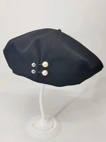 1 pieza Boina francesa elegante - Disfraz y fiesta de disfraces de lana de moda para adultos - Boinas unisex - boina de lana - Ver 9