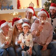 1 件套圣诞老人帽，圣诞节，红色天鹅绒圣诞老人帽，适合圣诞派对、礼物、新年假期派对用品，圣诞帽：成人圣诞帽 - 女士和我的圣诞帽