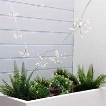 1pc Vibrant Dandelion Star String Lights, 100LED Multicolor USB Powered Indoor/Outdoor Fairy Lights, Explosion Star Lights For Christmas Tree, Holiday Atmosphere Decoration, Easy To Install, Energy Efficient And Durable