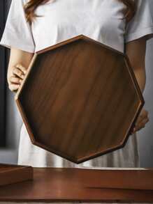 1 套 1500L 耐热玻璃水壶，带托盘和杯子，现代胡桃木色水壶和果汁瓶套装，适合派对和所有季节