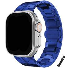 Brazalete de acero inoxidable compatible con correa de Apple Watch de 46 mm, 38 mm, 45 mm, 41 mm, 49 mm, 44 mm, 40 mm, 42 mm para Apple Watch Ultra 10, 9, 8, 7, SE, 6, 5, 4, 3, 2, 1