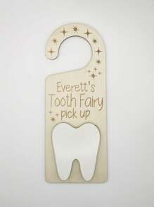 1 Set Children Tooth Fairy Door Hanger, Tooth Fairy Wall Hook, Door Knob Hanger, Tooth Loss Gift For Baby Baby Shower Family Decorations Gifts Baby Shower Easter Gift Sthings For Girls/Boys