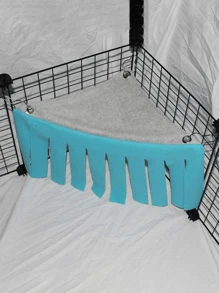 1pc Dutch Pig Fringe Corner House Escape Tent Nest Pet Hide House Small Pet Hide House Hamster Hammock Comfortable Isolation Shelter - Multicolor - View 3