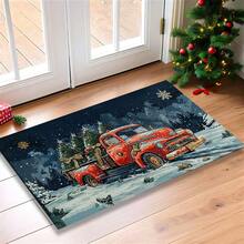 1 Tấm Thảm Sấy Đĩa In Hình Xe Tải Cây Giáng Sinh, Tấm Sấy Mặt Bếp Thấm Hút Mới, Thảm Khô Nhanh Chống Trượt Bằng Silicon Mềm Cho Quầy Bếp, Máy Pha Cà Phê, Máy Pha Cà Phê, V. V. - Nhiều màu - Xem 7