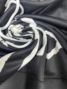 Men Plus Size Black IT IS WHAT IT IS Text 3D Printed Fashion Casual Hoodie Autumn Winter, Long Sleeve Top - Black - View 4