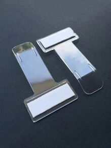 1pc Transparent Car Parking Ticket Holder Clip - Clear - View 5